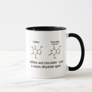 Caffeine and chocolate mug