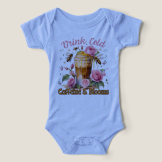 Caffeine & Blooms: Iced Coffee Delight Infant T-shirt