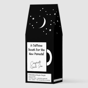 Caffeine Boost for New Parents Congrats Gift Roasted Coffee