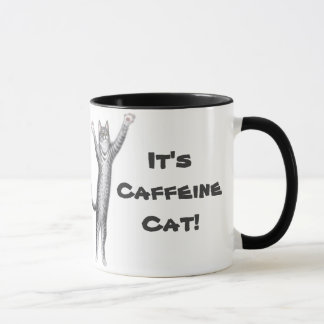 Caffeine Cat Coffee Mug