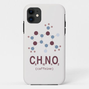 Caffeine Chemical Formula iPhone 11 Case
