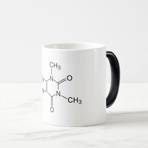 caffeine chemical formula coffee chemistry element magic mug