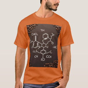 Caffeine Chemical Formula T-Shirt: Scientific & Co T-Shirt