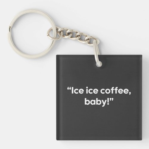 Caffeine Chronicles A Coffee Odyssey   Statement Keychain