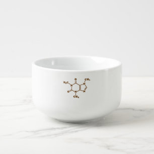 Caffeine Coffee Molecular Chemical Formula Soup Mug
