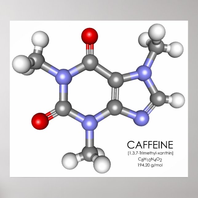 Caffeine — Coffee Poster (Front)