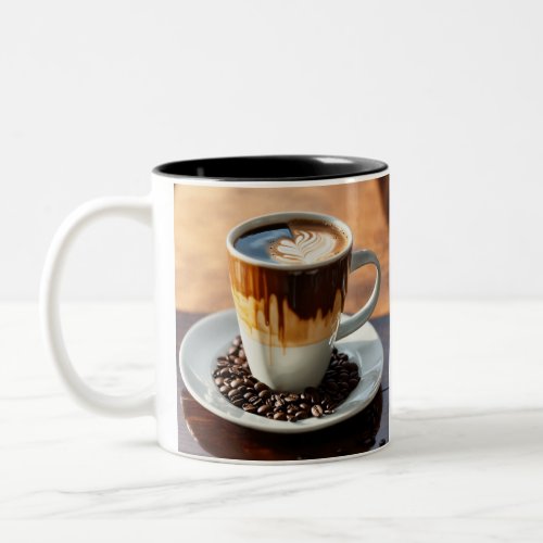 Caffeine Companion The Perfect Coffee Mug Two_Tone Coffee Mug
