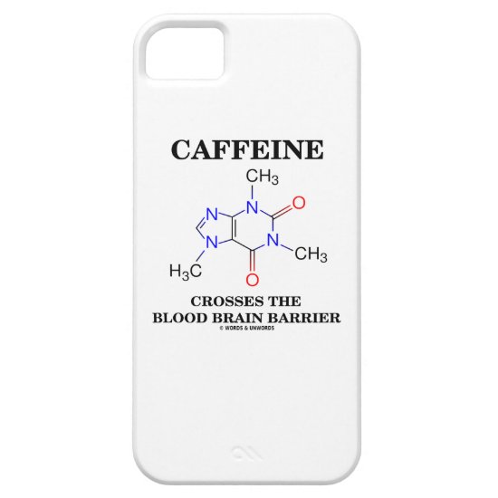Caffeine Crosses The Blood Brain Barrier iPhone SE/5/5s Case