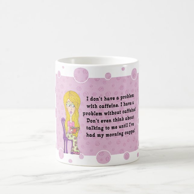 Caffeine Girl Coffee Mug (Center)