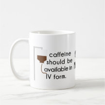 caffeine in IV, nurse humor