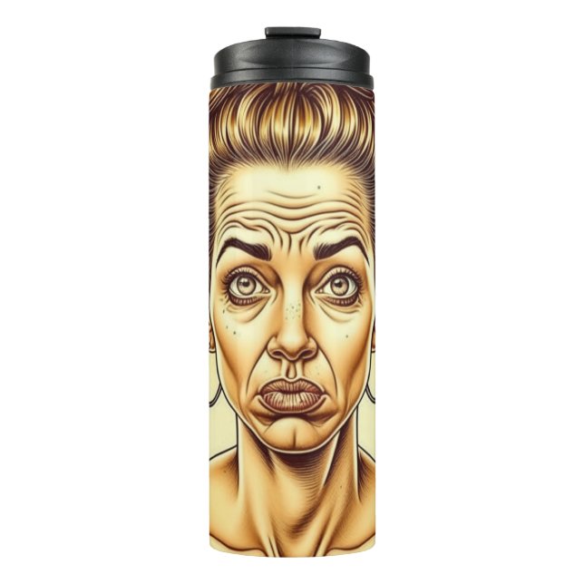 Caffeine is Good, Beer is Better Thermal Tumbler (Front)
