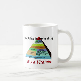Caffeine is not a drug coffee mug
