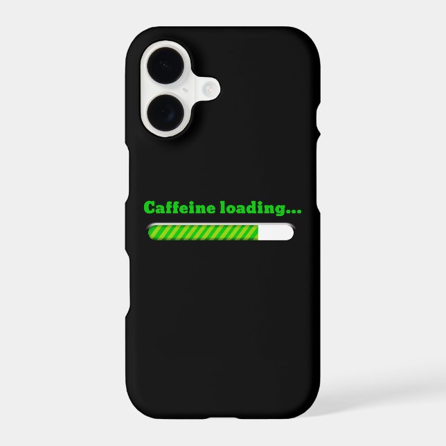 Caffeine Loading Iphone Case (Back)