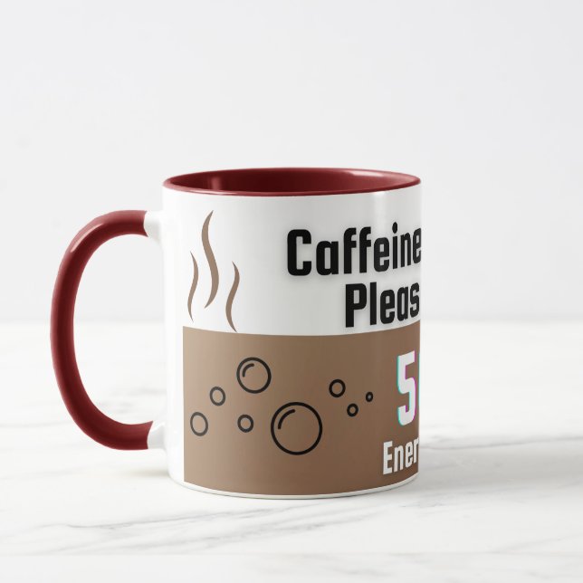 Caffeine Loading… Please Wait – Funny Coffee Mug (Left)