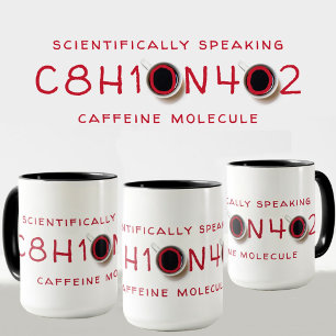 Caffeine Molecular Formula Mug