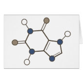 caffeine molecular structure (Front Horizontal)