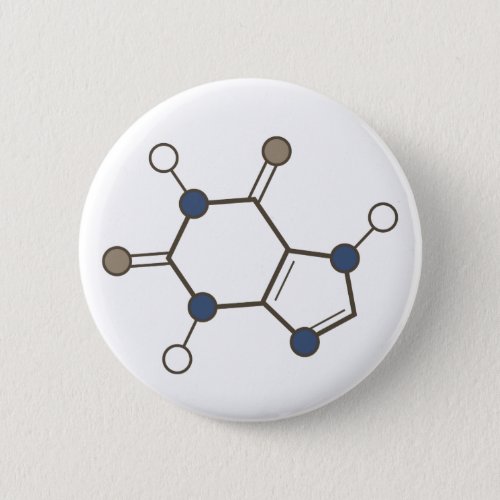 caffeine molecular structure button