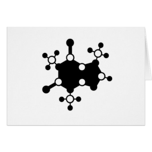 Caffeine Molecule Cards (Front Horizontal)