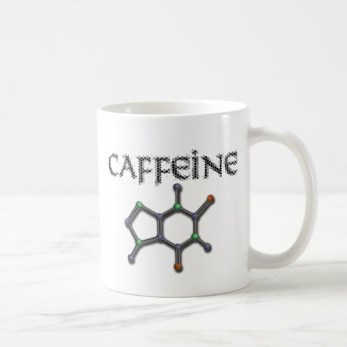 Caffeine Molecule Coffee Chemistry Formula Coffee Mug