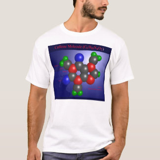 Caffeine Molecule (front) T-Shirt