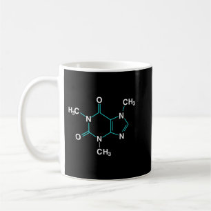 Caffeine Molecule - Funny Coffee Chemistry Pullove Coffee Mug