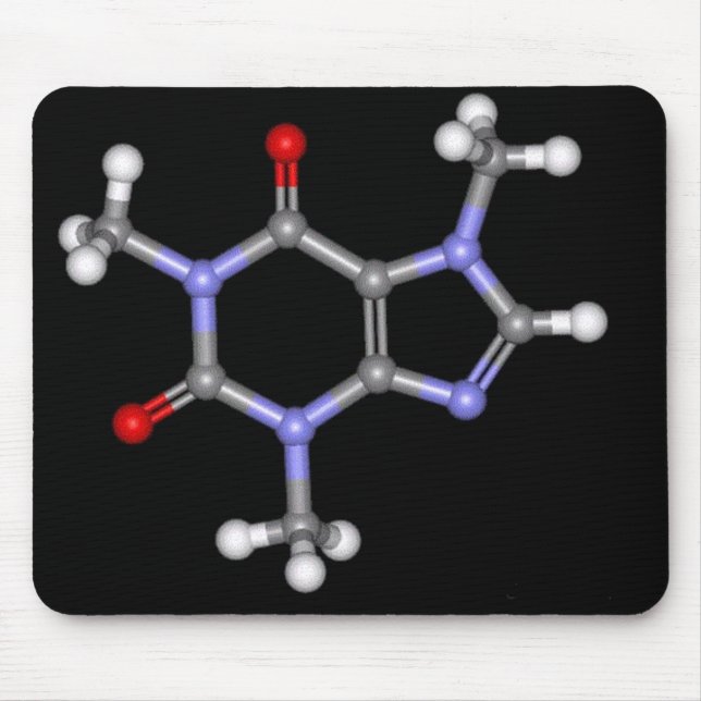 caffeine-molecule mouse pad (Front)