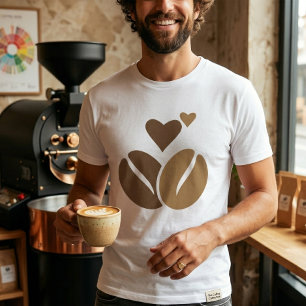 Caffeine Molecule T-Shirt Coffee Lover Chemistry