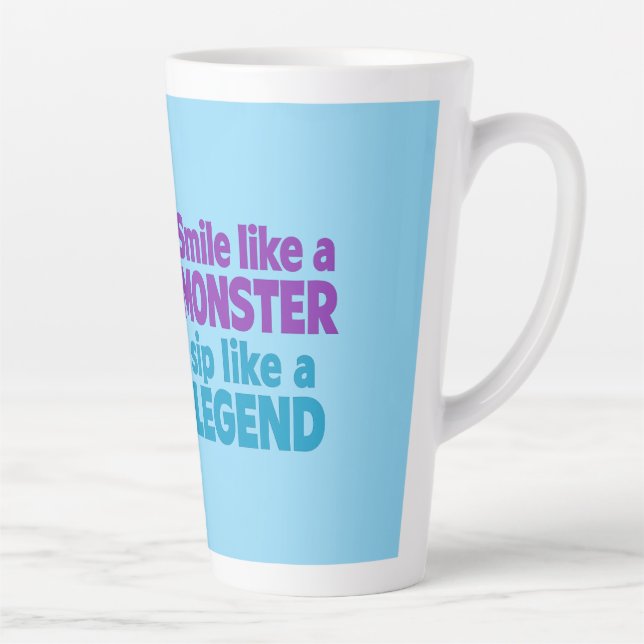 Caffeine Monster Latte Mug (Right)