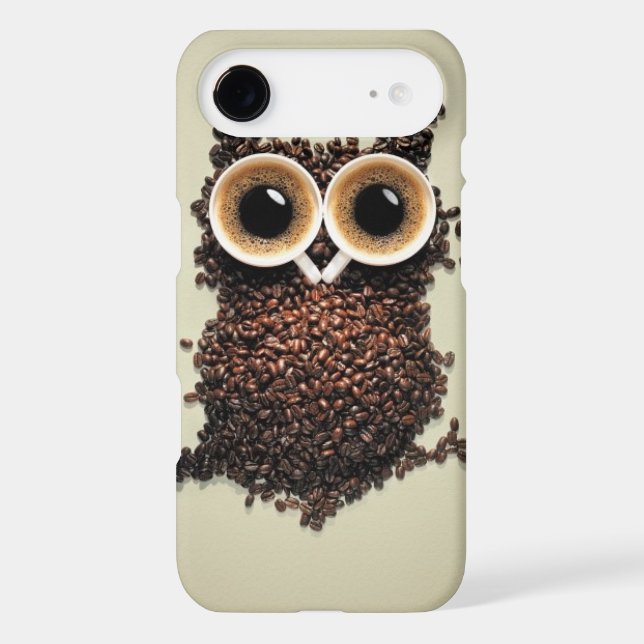 Caffeine Owl Case-Mate iPhone Case (Back)