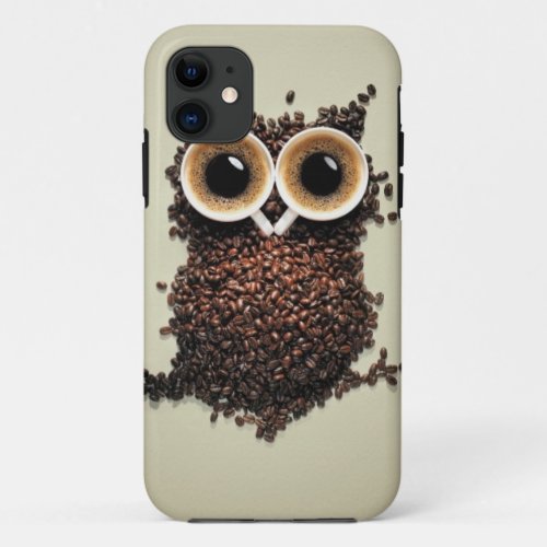 Caffeine Owl iPhone 11 Case