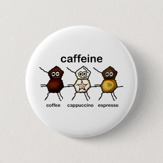 Caffeine Pinback Button