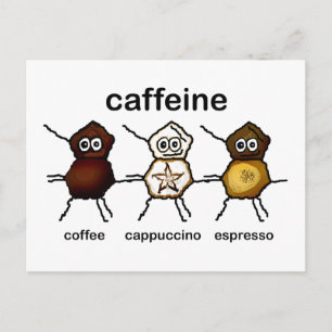 Caffeine Postcard