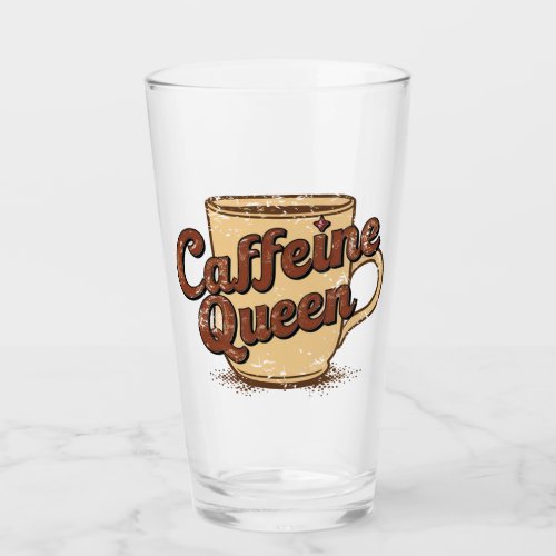 Caffeine Queen Glass