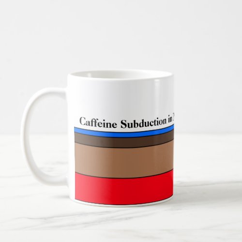 Caffeine Subduction in Progress Coffee Mug