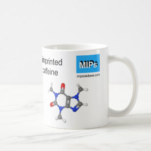 caffeine template mug ball and stick model