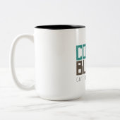 Caffeine, Then Code Two-Tone Coffee Mug (Left)