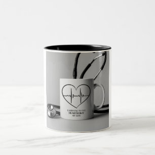 Caffeine with a Heartbeat: Stethoscope Mug