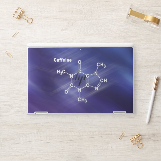CaffeineCaffeine Structural chemical formula HP Laptop Skin (Desk)