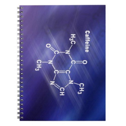 CaffeineCaffeine Structural chemical formula Notebook