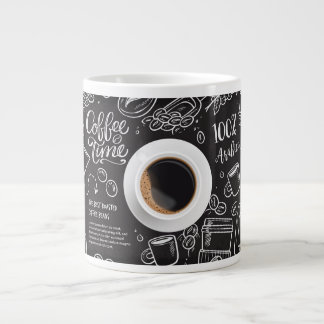 "Caffine Chronicles: Artisanal Ceramic Mug" Giant Coffee Mug