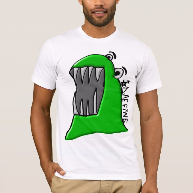 Caffine Monster Beveled T-Shirt (Front)
