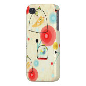 Cage Birds Cute Poppies Art iPhone Case (Back Left)
