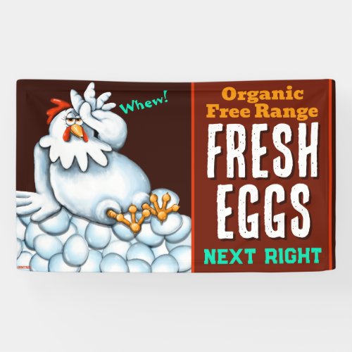 Cage Free Organic Farm Fresh Eggs Farm Stand Promo Banner