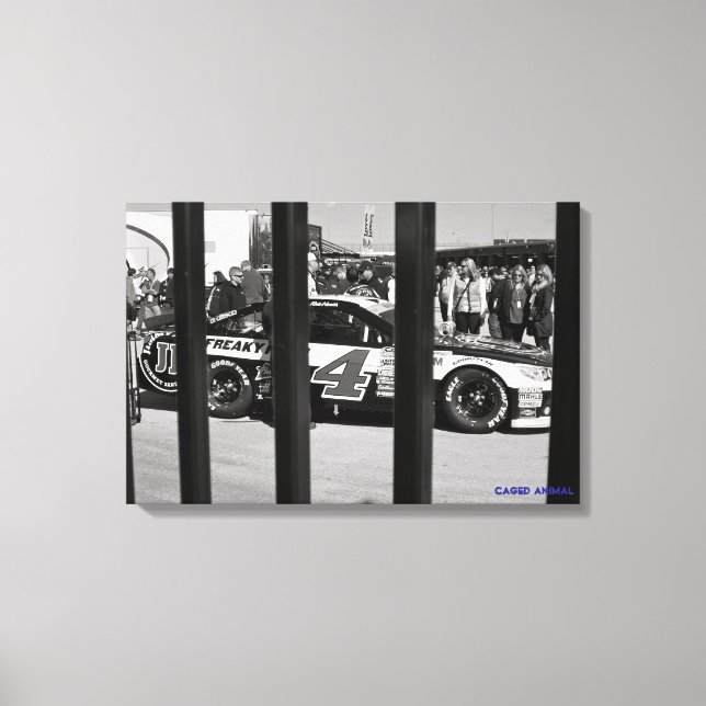 Caged Animal Canvas Print (Front)