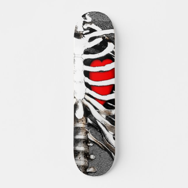 Caged Heart Skateboard (Front)