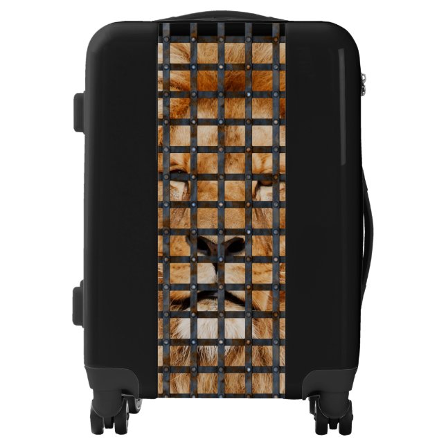 Caged Lion Ugo Luggage (Front)