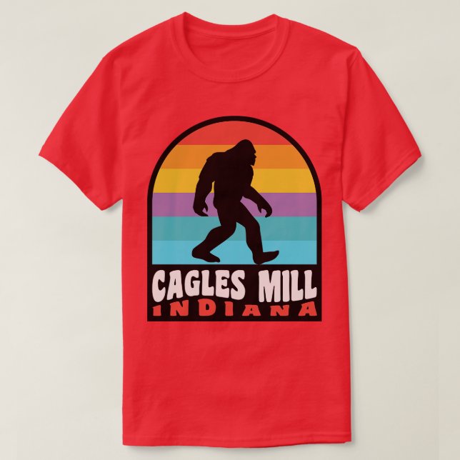Cagles Mill Indiana Cataract Lake T-Shirt (Design Front)