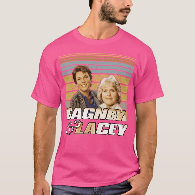 Cagney  Lacey Retro T-Shirt (Front)