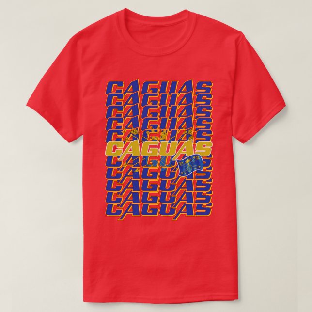 Caguas Cascade text 1 T-Shirt (Design Front)