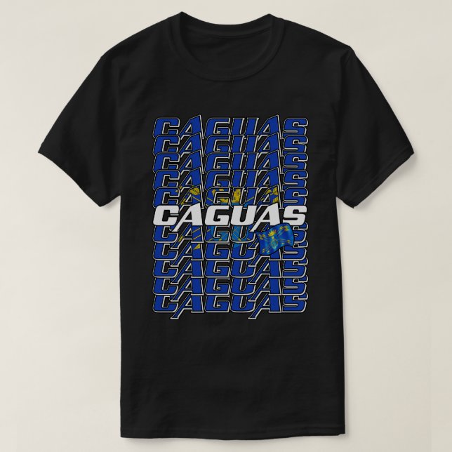Caguas Cascade text 2 T-Shirt (Design Front)